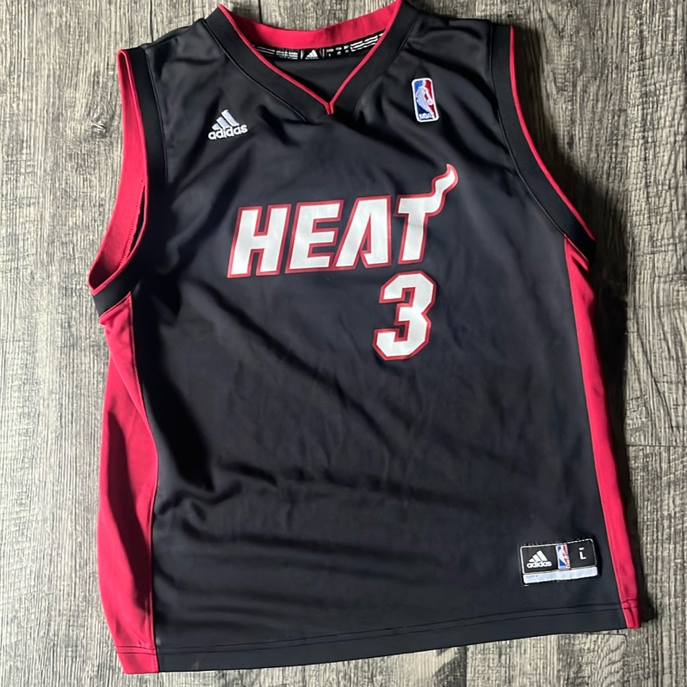 Miami Heats Adidas Dwayne Wade Jersey